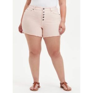 🆕 Vintage Stretch Pearl High Rise Midi Short 22